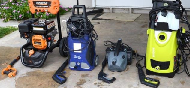 many pressure washers